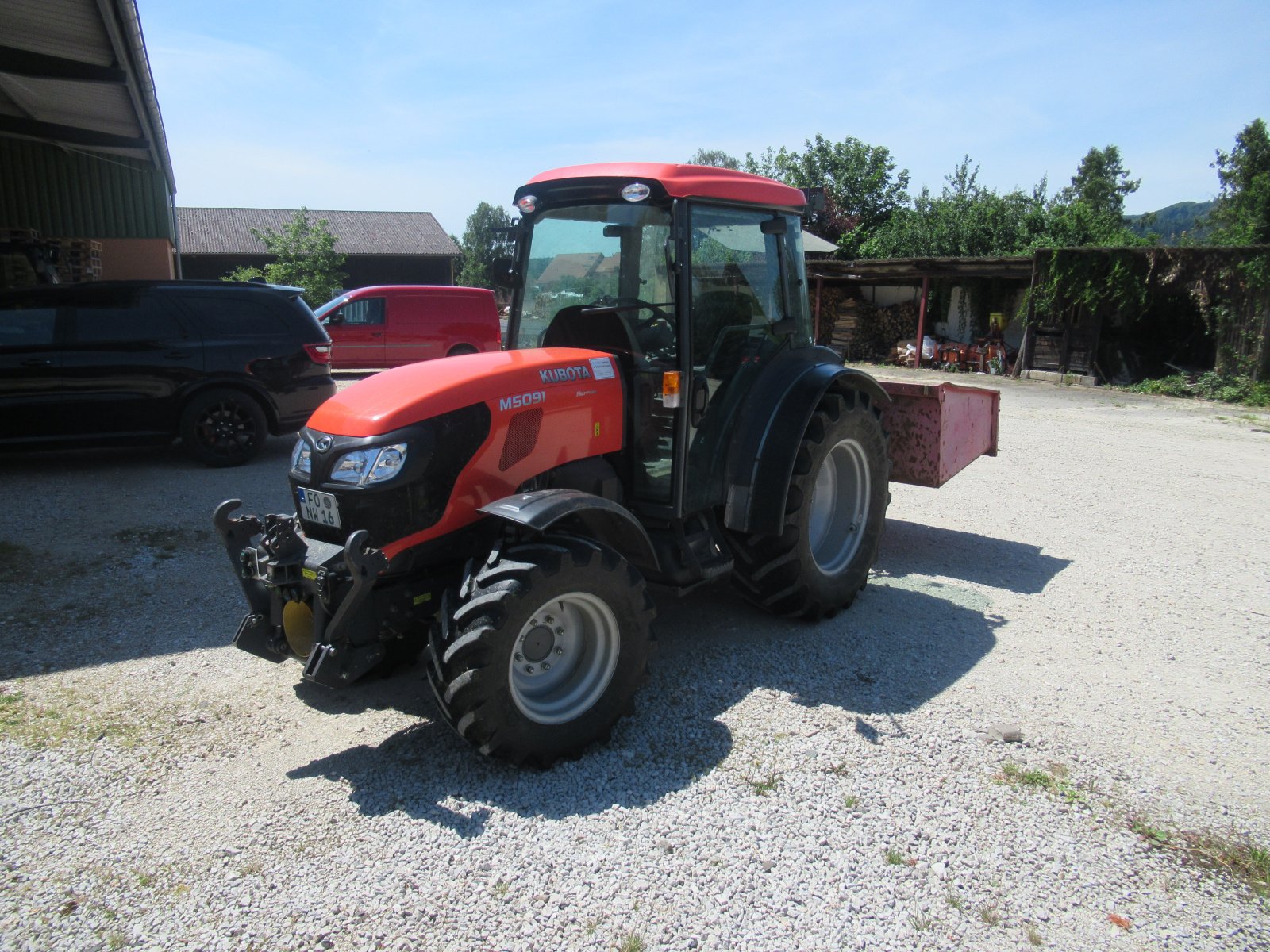 Traktor des Typs Kubota M 5091 Narrow, Gebrauchtmaschine in Waischenfeld (Bild 1)