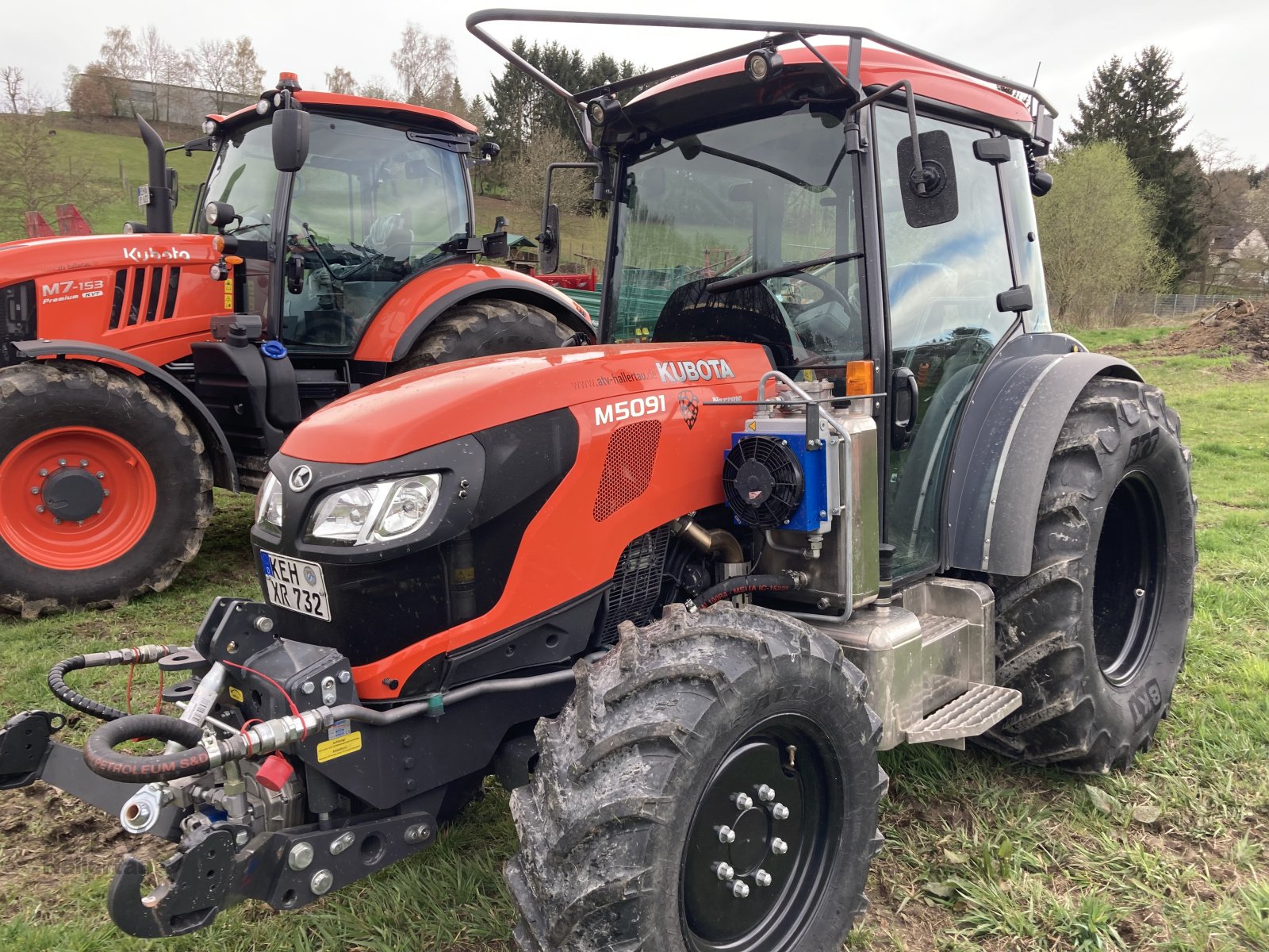 Traktor от тип Kubota M 5091N Hopfen, Neumaschine в Schweitenkirchen (Снимка 8)