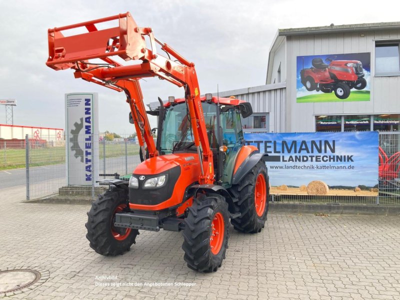 Traktor des Typs Kubota M 7060 mit klima+Druckluft, Gebrauchtmaschine in Stuhr (Bild 1)