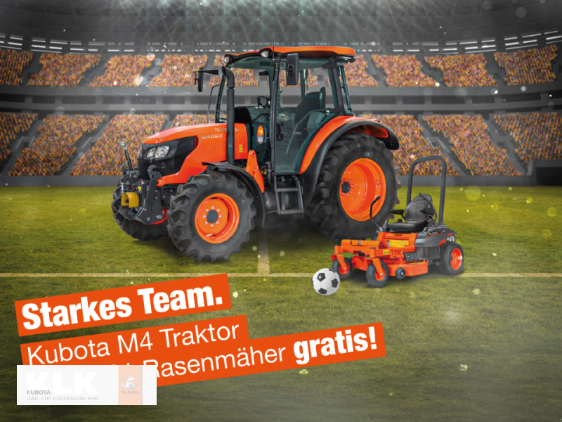 Traktor typu Kubota M4-073 M4073 + Rasenmäher gratis, Neumaschine v Biessenhofen