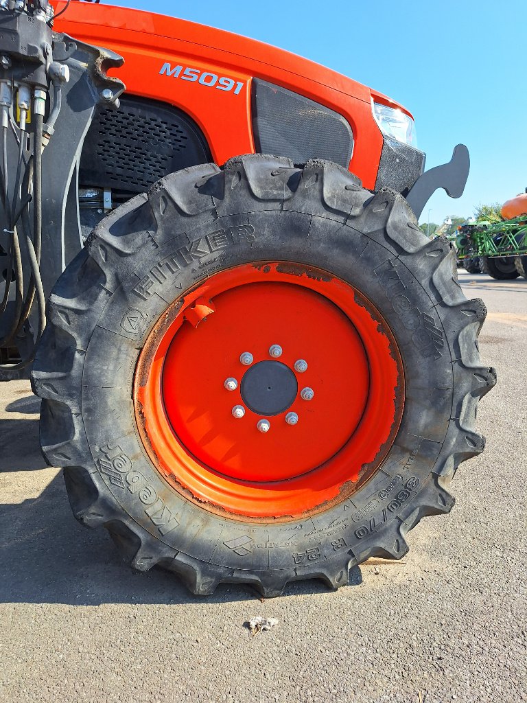 Traktor of the type Kubota M5091 DTHQ, Gebrauchtmaschine in Neufchâtel-en-Bray (Picture 10)