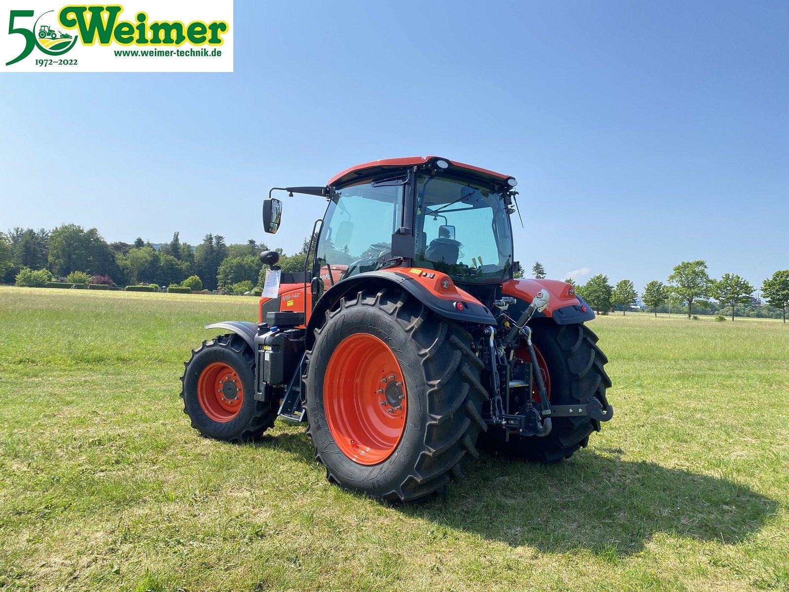 Traktor van het type Kubota M6-142, Gebrauchtmaschine in Lollar, Ruttershausen (Foto 3)