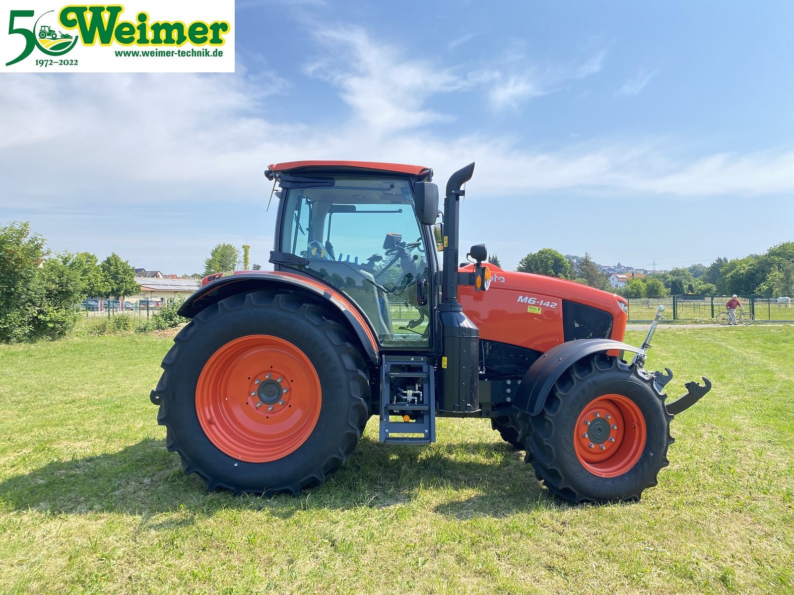 Traktor van het type Kubota M6-142, Gebrauchtmaschine in Lollar, Ruttershausen (Foto 7)