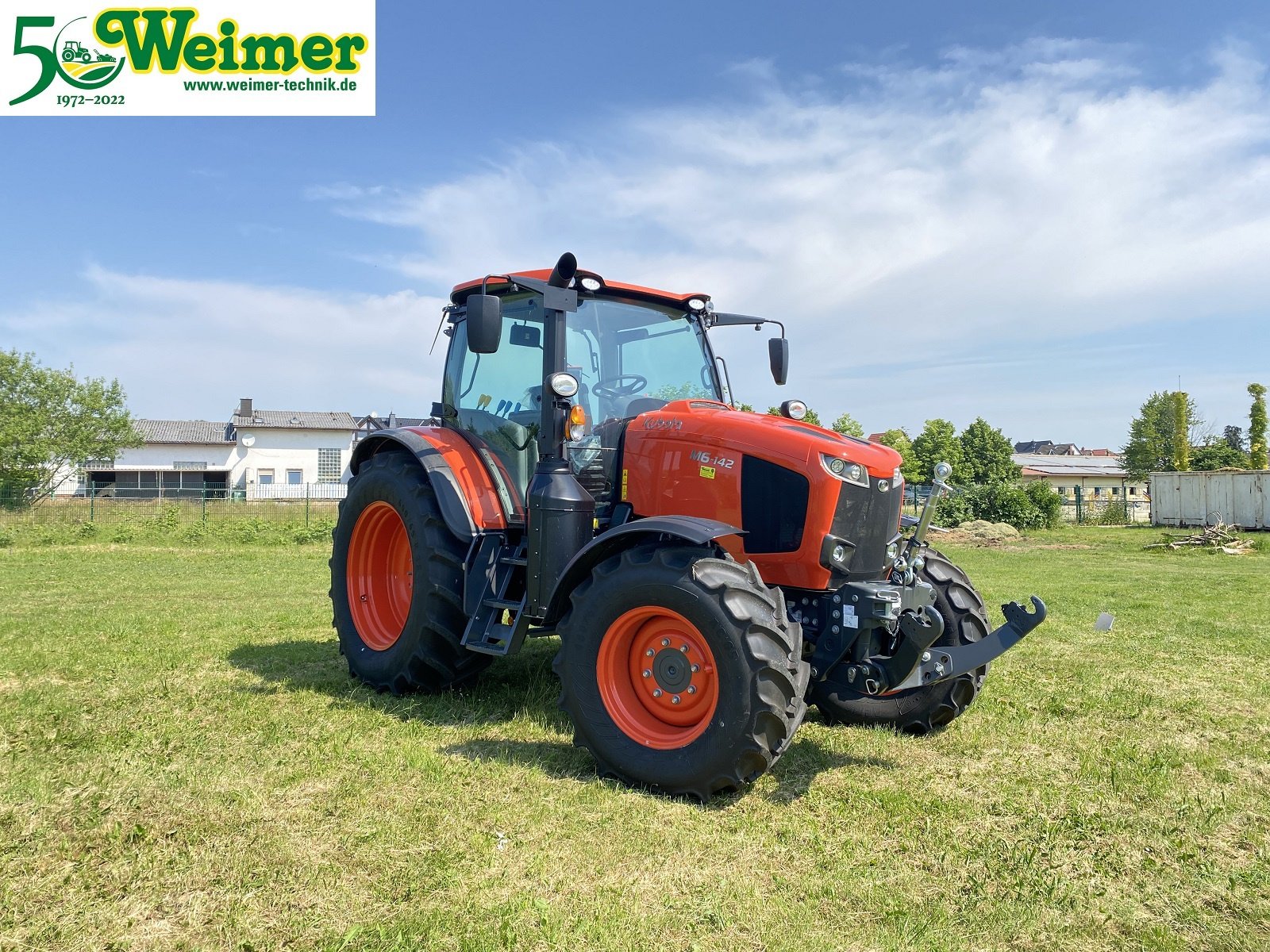 Traktor van het type Kubota M6-142, Gebrauchtmaschine in Lollar, Ruttershausen (Foto 8)