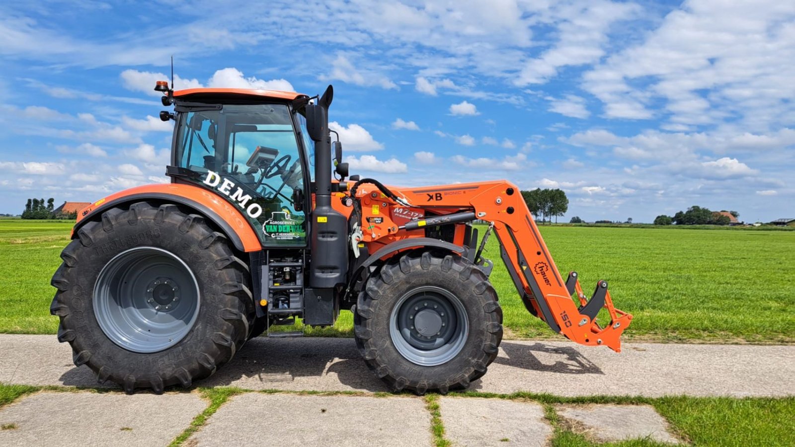 Traktor Türe ait Kubota M7-173 M7173 KVT, Gebrauchtmaschine içinde It Heidenskip (resim 5)