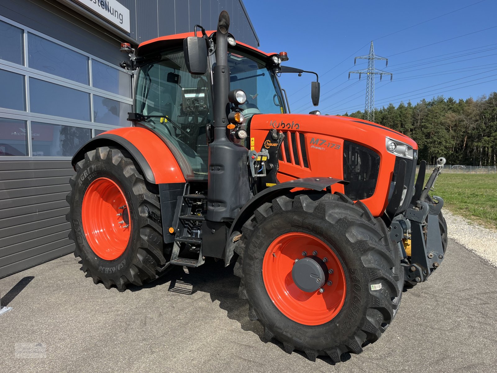 Traktor van het type Kubota M7-173, Gebrauchtmaschine in Burgoberbach (Foto 7)