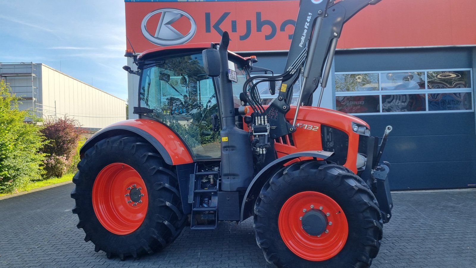 Traktor Türe ait Kubota M7132, Gebrauchtmaschine içinde Olpe (resim 11)