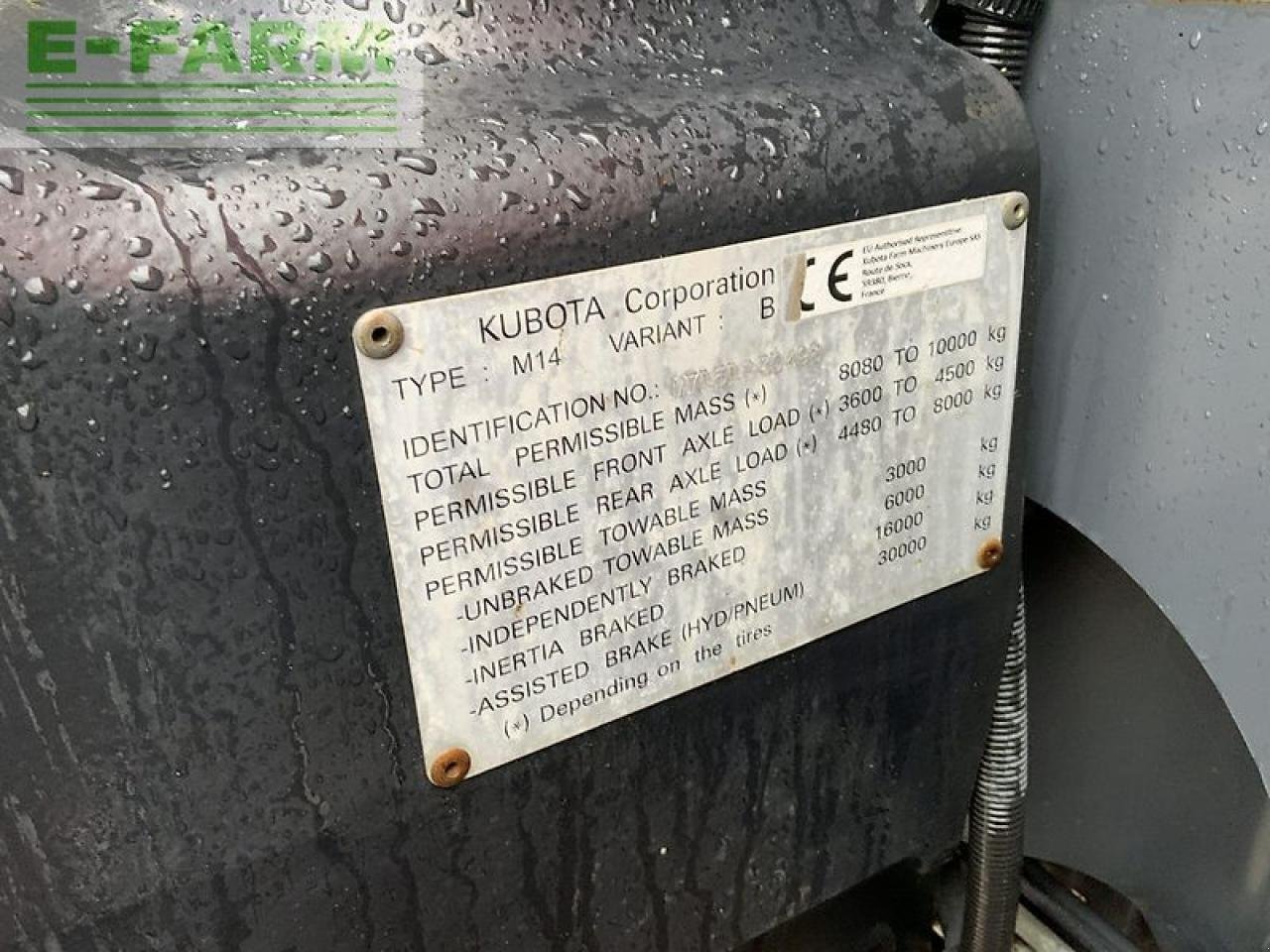 Traktor Türe ait Kubota m7151 tractor (st20958), Gebrauchtmaschine içinde SHAFTESBURY (resim 15)