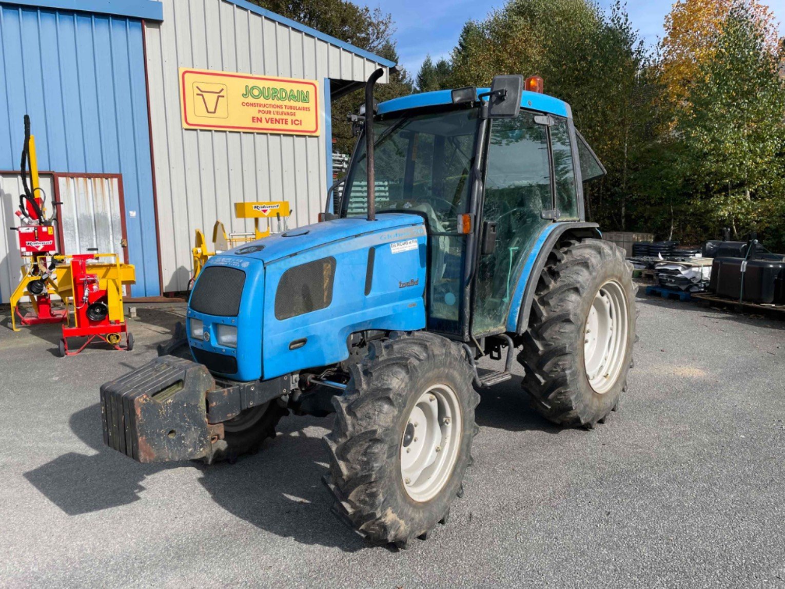 Traktor des Typs Landini Tracteur agricole GLOBUS 70DT Landini, Gebrauchtmaschine in LA SOUTERRAINE (Bild 10)