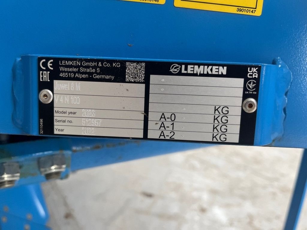 Traktor typu Lemken JUWEL 8, Gebrauchtmaschine w Hapert (Zdjęcie 7)