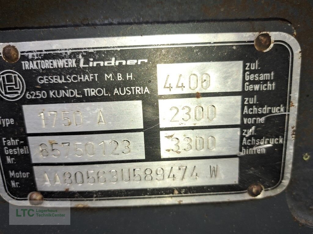 Traktor типа Lindner 15750 A, Gebrauchtmaschine в Redlham (Фотография 17)