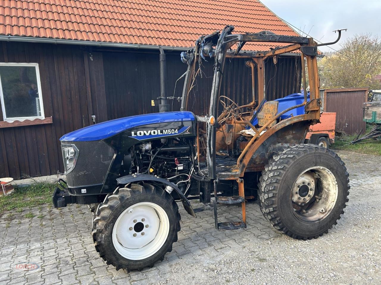 Traktor del tipo LOVOL M504 Allrad, Brandschlepper mit Papiere, Gebrauchtmaschine In Trochtelfingen (Immagine 1)