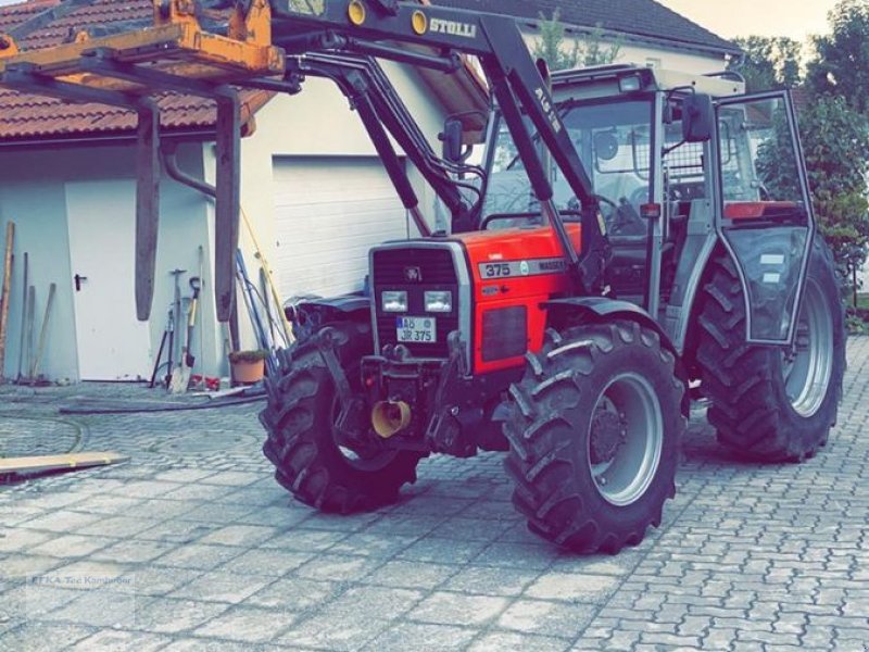 Traktor типа Massey Ferguson 375-4, Gebrauchtmaschine в Erlbach (Фотография 1)