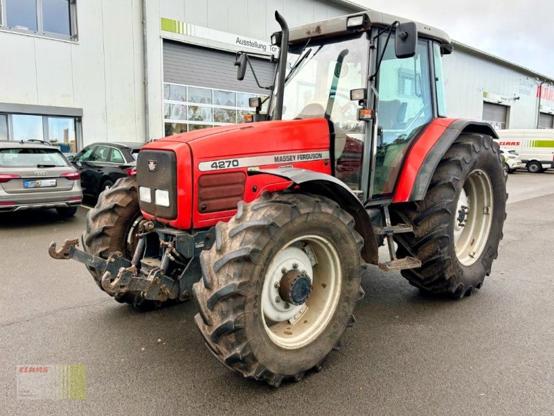 Traktor des Typs Massey Ferguson 4270 ComfortPlus,  FKH + FZW, Klima, Druckluft, Gebrauchtmaschine in Molbergen (Bild 1)