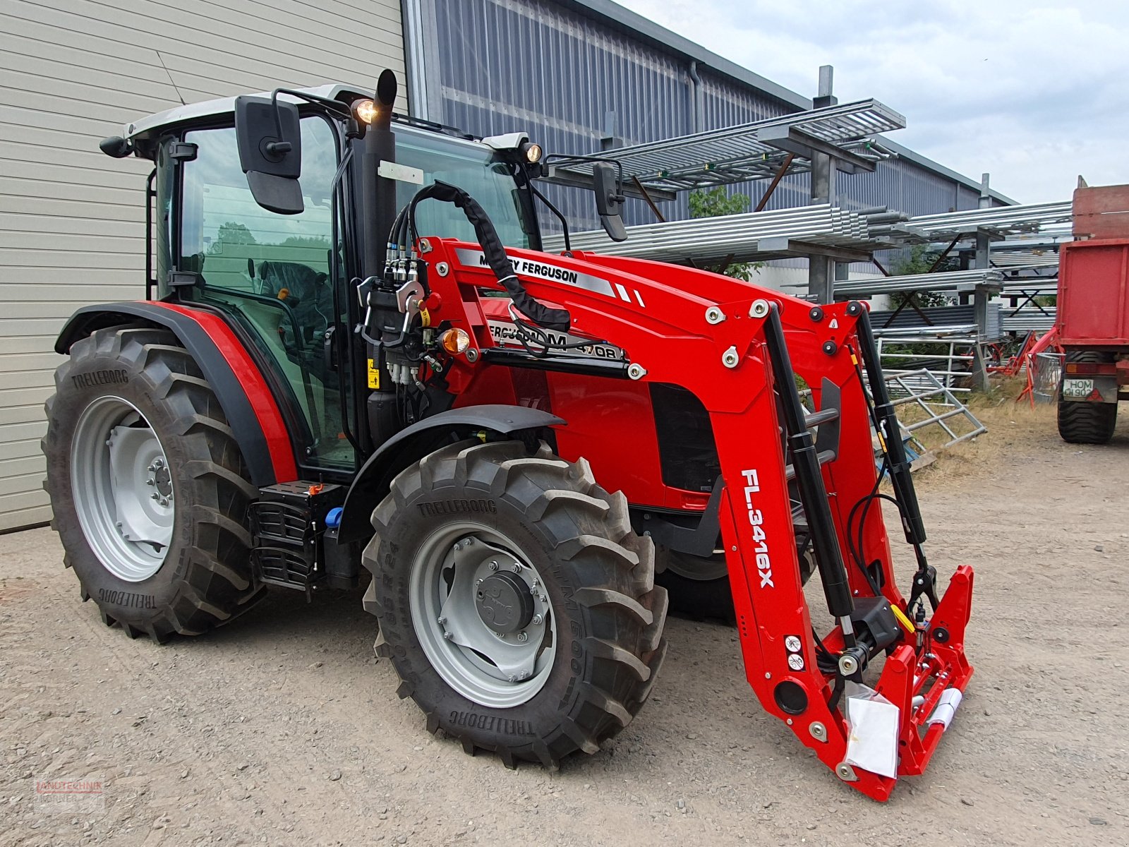 Traktor Türe ait Massey Ferguson 4708 M, Neumaschine içinde Kirkel-Altstadt (resim 5)