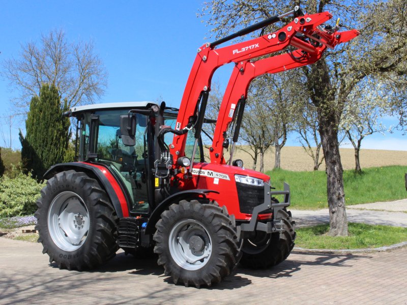 Traktor of the type Massey Ferguson 4708, Neumaschine in Niedertaufkirchen (Picture 1)