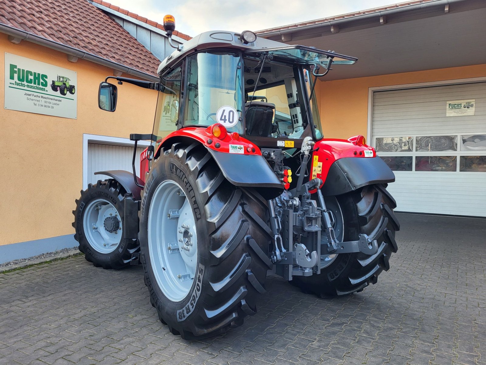 Traktor Türe ait Massey Ferguson 5435 Dyna 4 "Top Zustand", Gebrauchtmaschine içinde Laaber (resim 3)