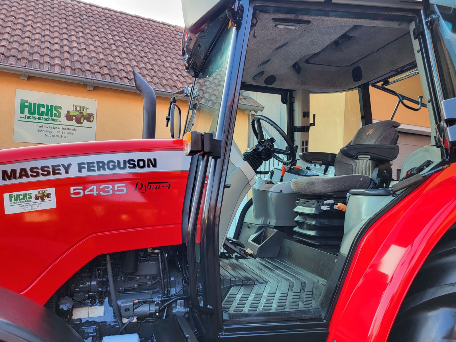 Traktor Türe ait Massey Ferguson 5435 Dyna 4 "Top Zustand", Gebrauchtmaschine içinde Laaber (resim 4)