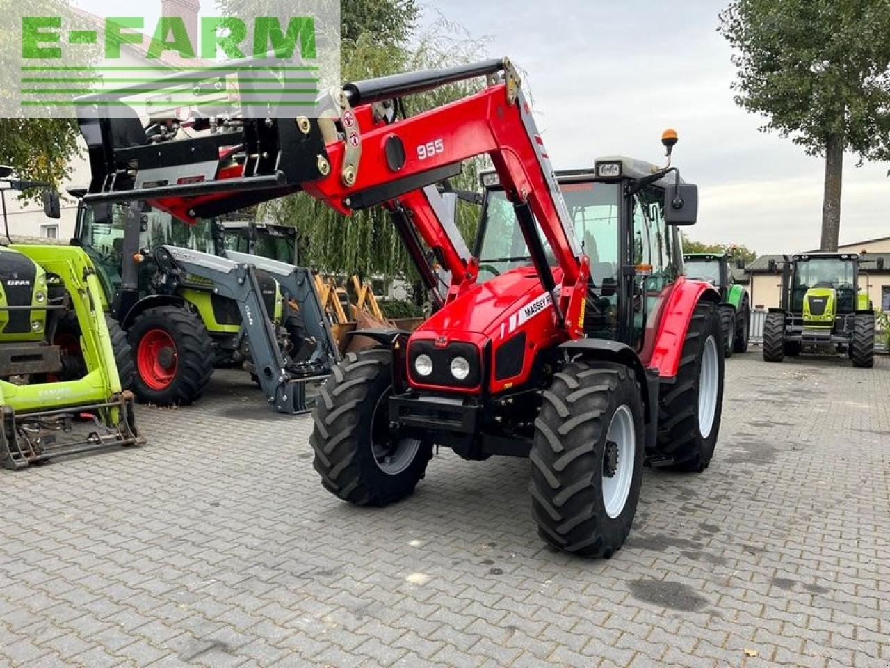 Traktor Türe ait Massey Ferguson 5455 dyna-4 + massey ferguson 955, Gebrauchtmaschine içinde DAMAS?AWEK (resim 2)