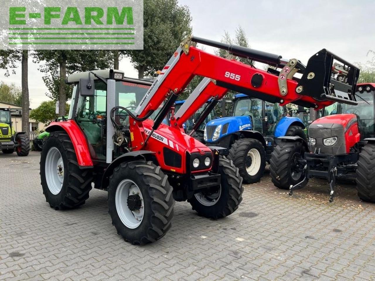 Traktor Türe ait Massey Ferguson 5455 dyna-4 + massey ferguson 955, Gebrauchtmaschine içinde DAMAS?AWEK (resim 3)