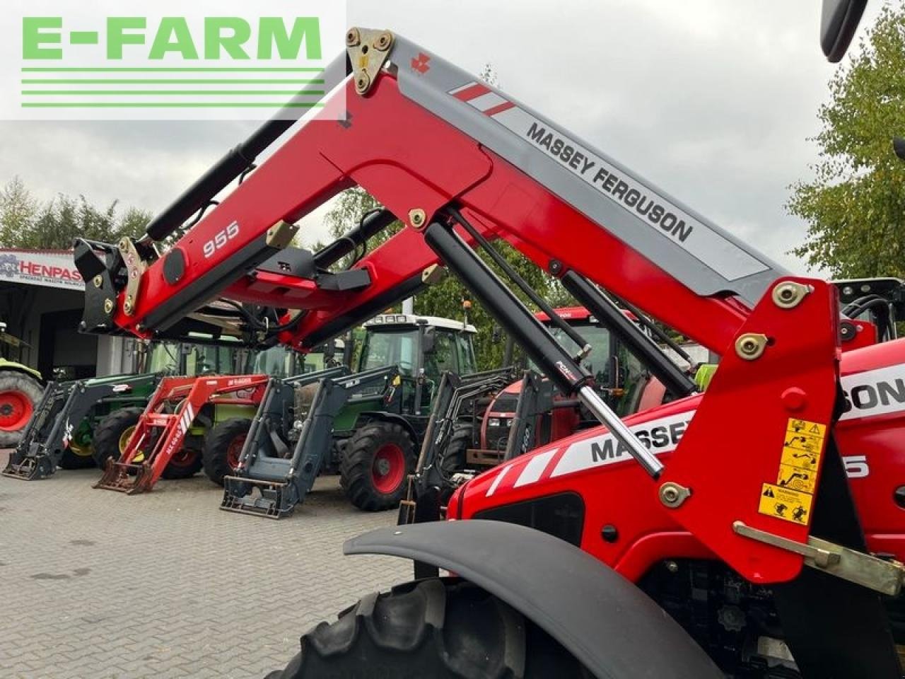 Traktor Türe ait Massey Ferguson 5455 dyna-4 + massey ferguson 955, Gebrauchtmaschine içinde DAMAS?AWEK (resim 21)