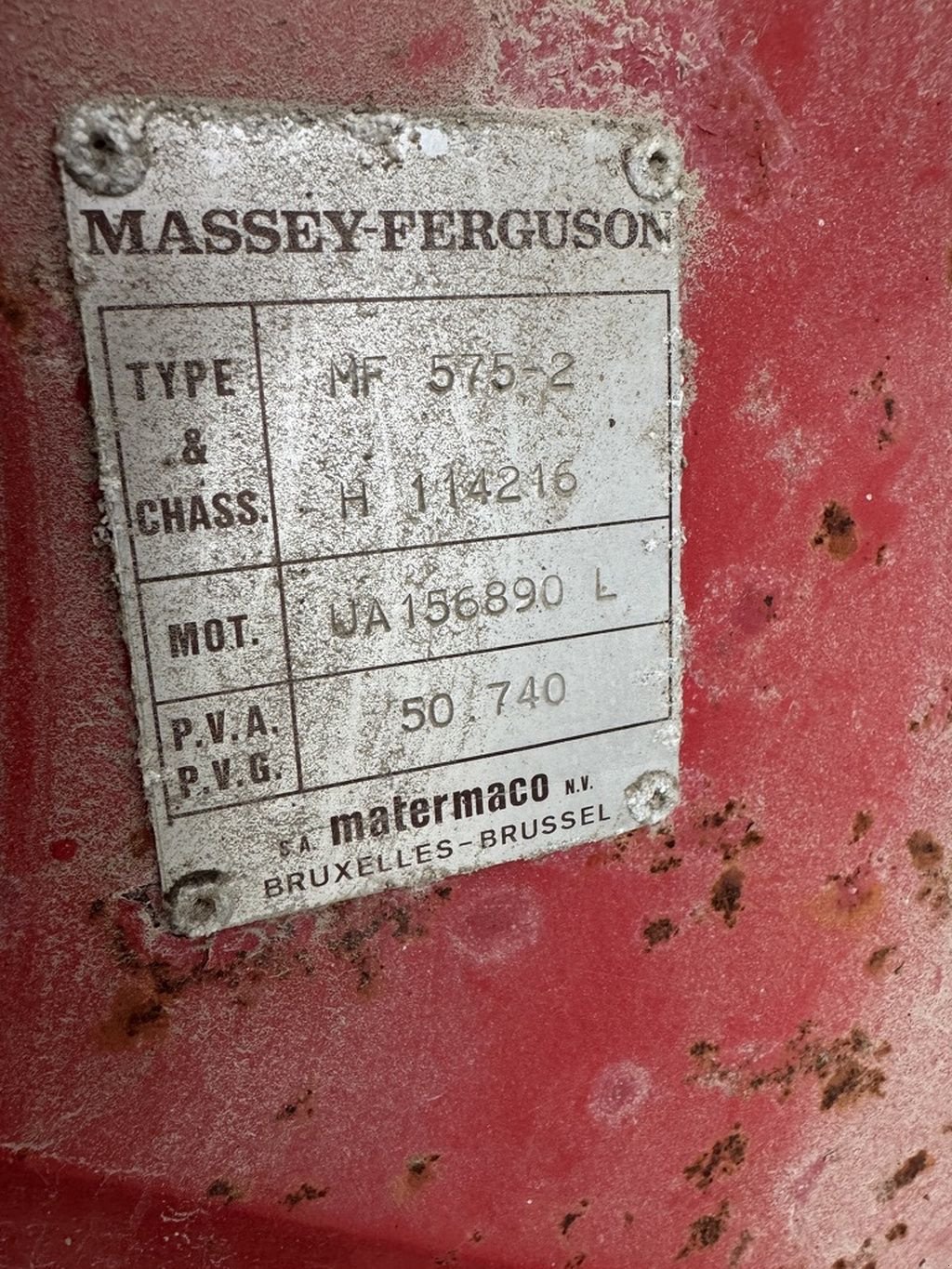 Traktor van het type Massey Ferguson 575, Gebrauchtmaschine in Callantsoog (Foto 11)