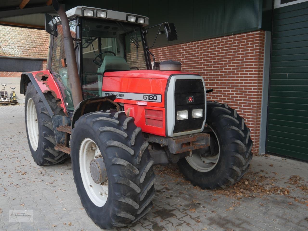 Traktor Türe ait Massey Ferguson 6180, Gebrauchtmaschine içinde Borken (resim 2)