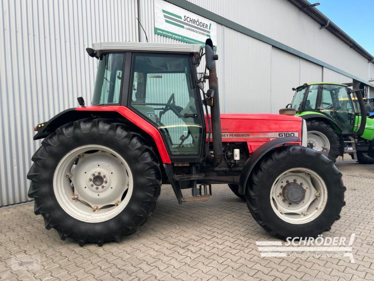 Traktor Türe ait Massey Ferguson 6180, Gebrauchtmaschine içinde Wildeshausen (resim 2)