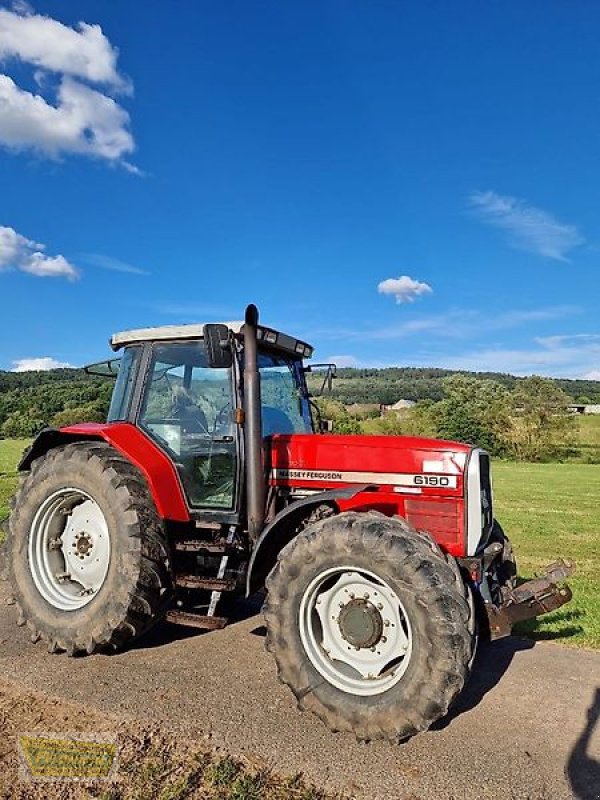 Traktor типа Massey Ferguson 6190 Frontzapfwelle, Klima, Gebrauchtmaschine в Neuenkirchen-Vinte (Фотография 10)