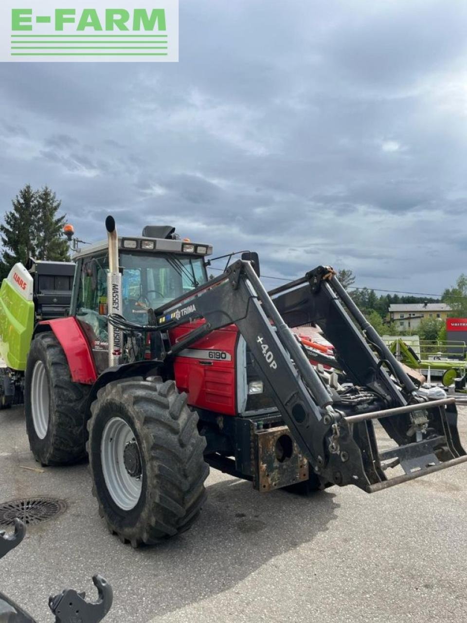 Traktor του τύπου Massey Ferguson 6190, Gebrauchtmaschine σε RUDEN (Φωτογραφία 3)