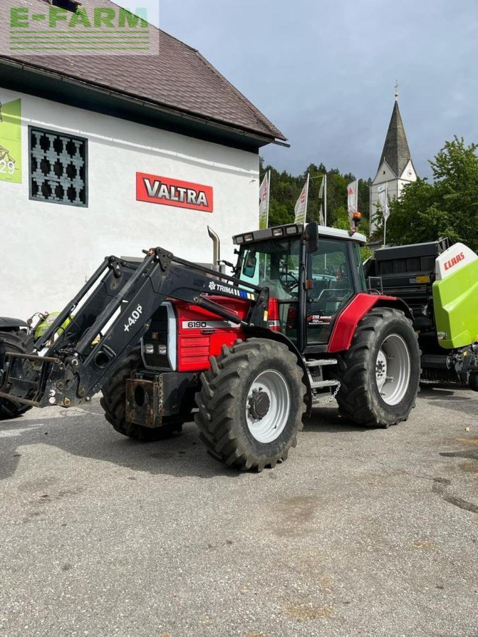 Traktor van het type Massey Ferguson 6190, Gebrauchtmaschine in RUDEN (Foto 1)