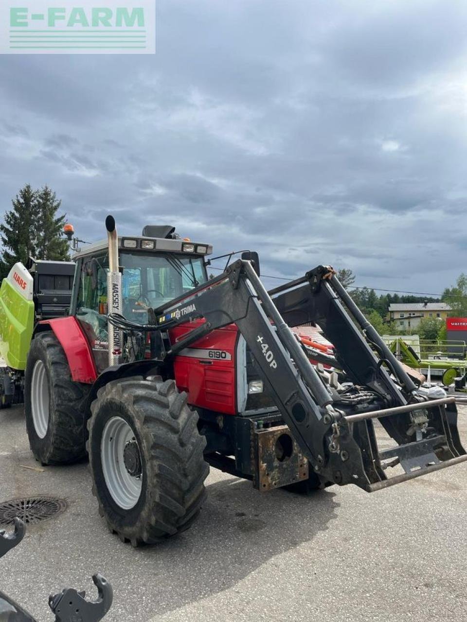 Traktor van het type Massey Ferguson 6190, Gebrauchtmaschine in RUDEN (Foto 3)