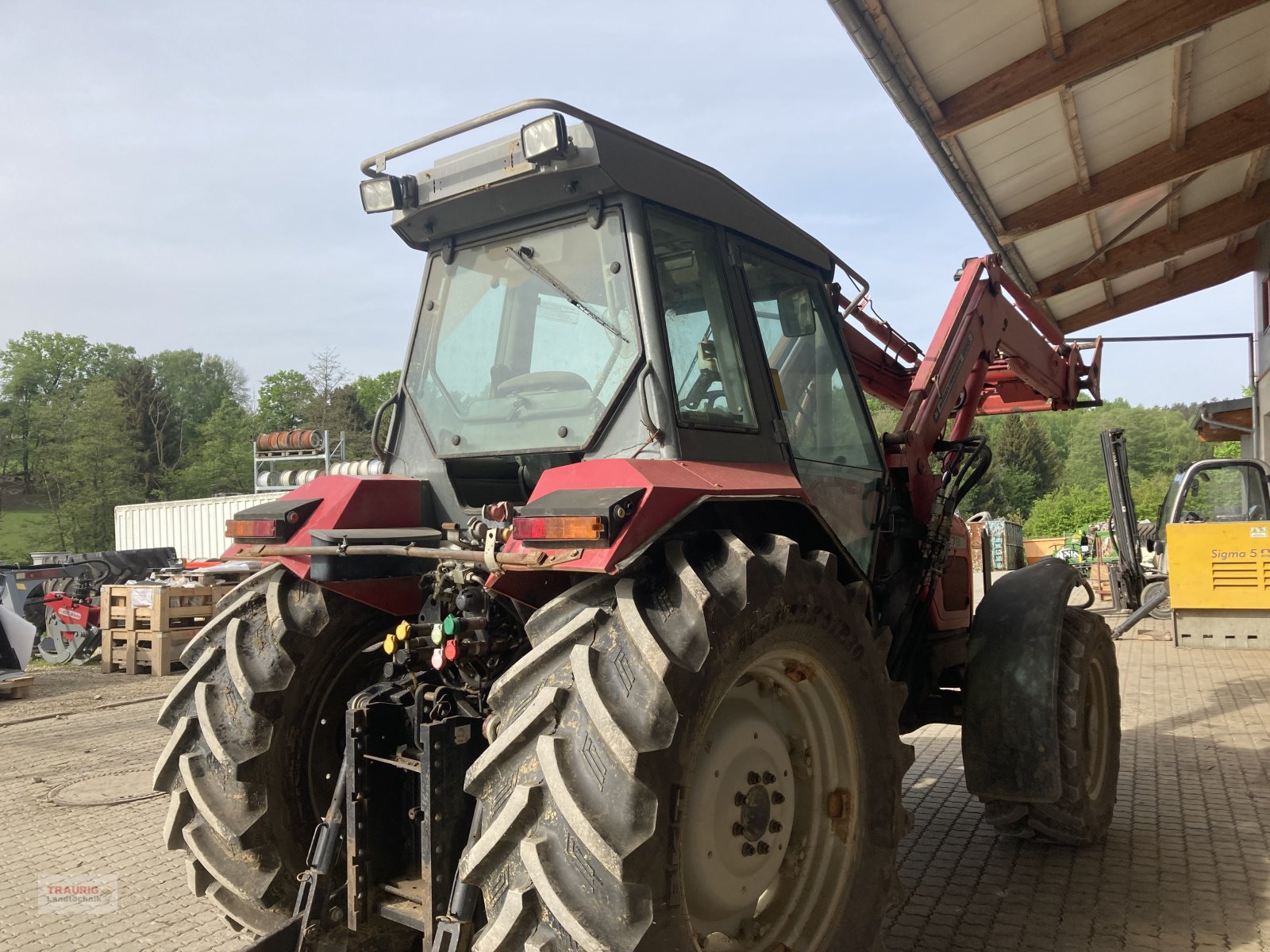 Traktor типа Massey Ferguson 6278 Hopfen m. FL, Gebrauchtmaschine в Mainburg/Wambach (Фотография 10)