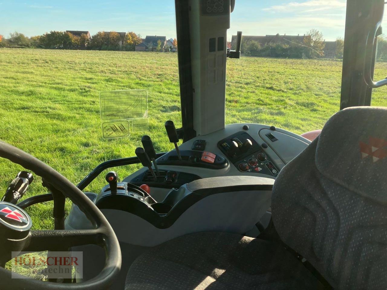 Traktor van het type Massey Ferguson 6455 Freisicht, Gebrauchtmaschine in Warendorf (Foto 3)