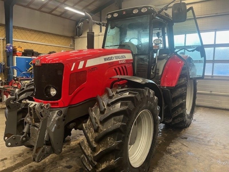 Traktor du type Massey Ferguson 6480 DYNA 6 m/Sisu motor-gode dæk-frontlift., Gebrauchtmaschine en Sakskøbing (Photo 1)