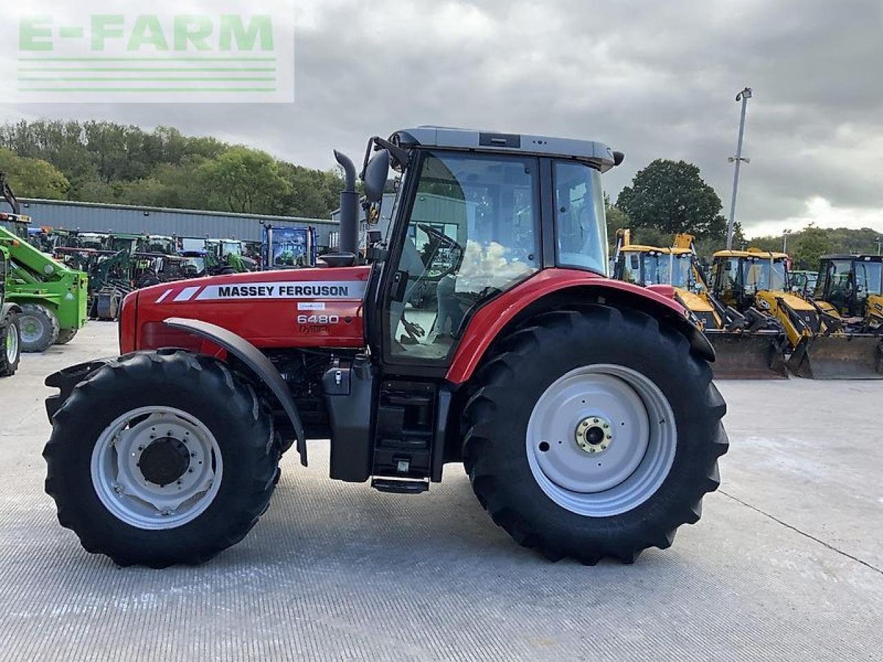 Traktor Türe ait Massey Ferguson 6480 dyna 6 tractor (st21157), Gebrauchtmaschine içinde SHAFTESBURY (resim 5)