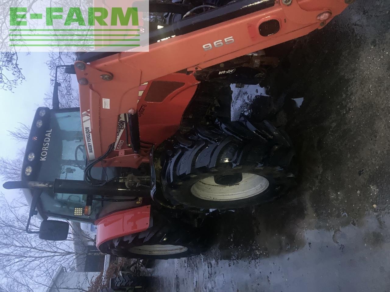 Traktor van het type Massey Ferguson 6480 Dyna 6, Gebrauchtmaschine in Hamburg (Foto 4)