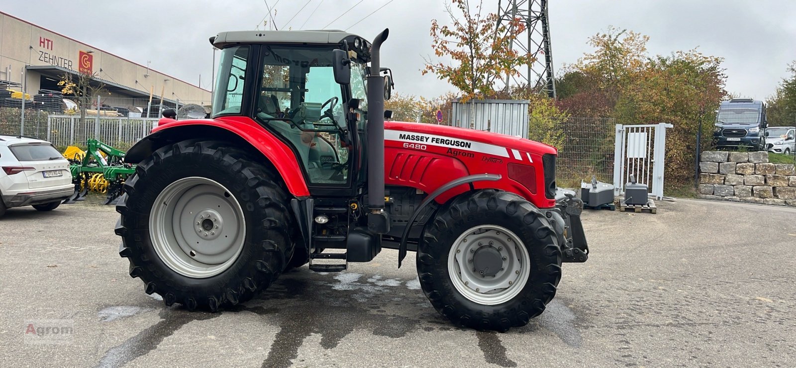 Traktor Türe ait Massey Ferguson 6480, Gebrauchtmaschine içinde Herrenberg-Gültstein (resim 10)