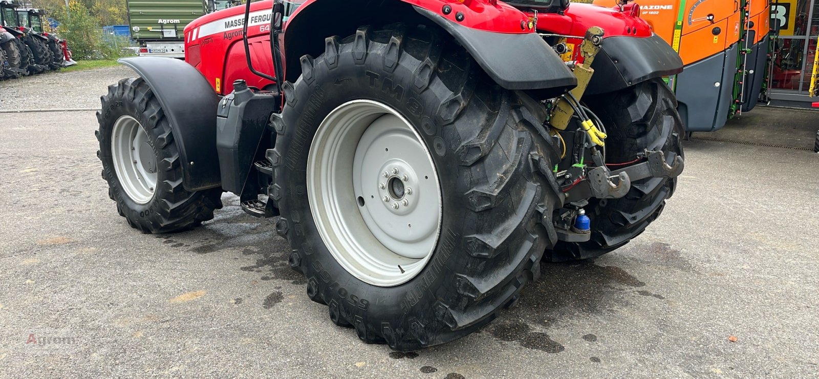 Traktor Türe ait Massey Ferguson 6480, Gebrauchtmaschine içinde Herrenberg-Gültstein (resim 16)