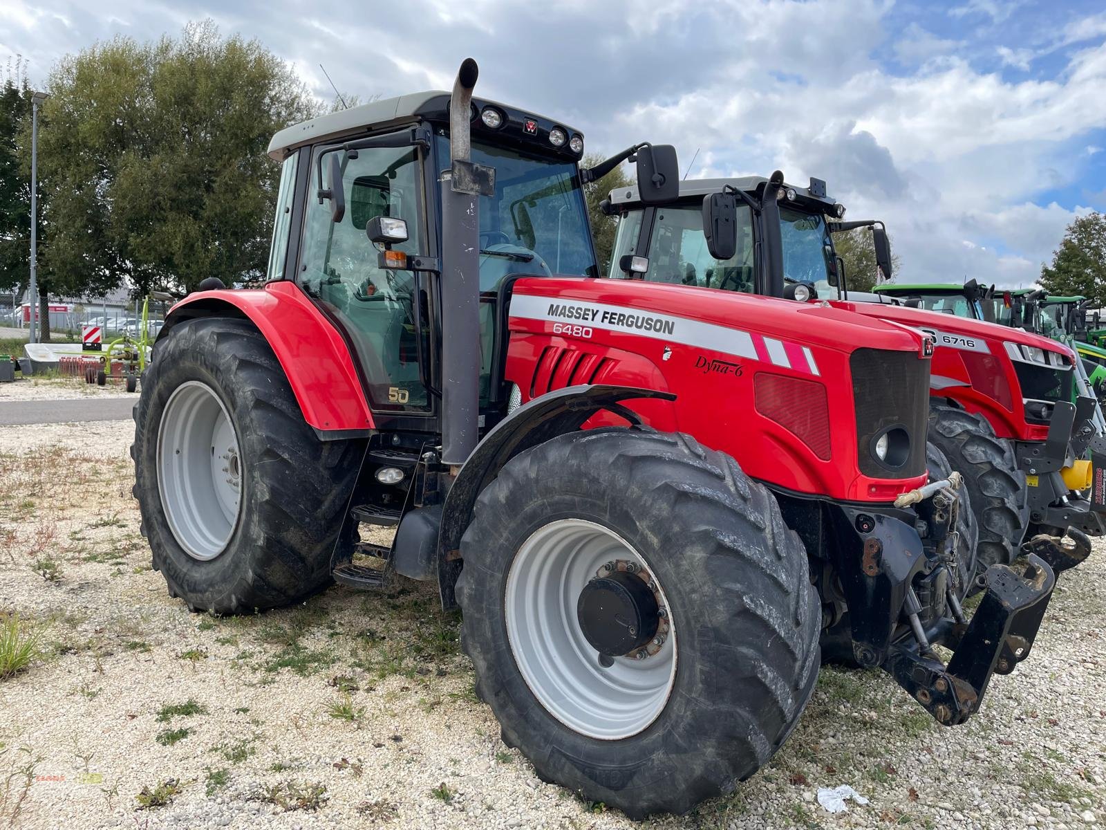 Traktor Türe ait Massey Ferguson 6480, Gebrauchtmaschine içinde Langenau (resim 1)