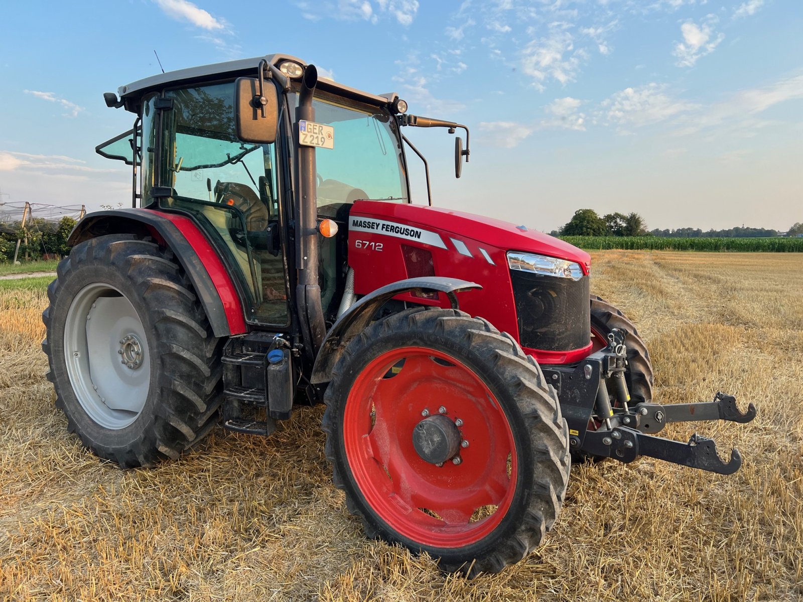 Traktor του τύπου Massey Ferguson 6712, Gebrauchtmaschine σε Rheinzabern (Φωτογραφία 1)