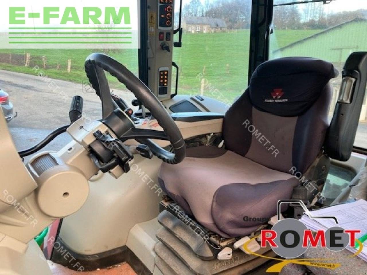 Traktor a típus Massey Ferguson 6713 s d6 ef, Gebrauchtmaschine ekkor: GENNES-SUR-GLAIZE (Kép 3)