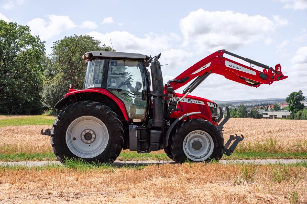 Traktor tipa Massey Ferguson 6714 S VT Druckluft, Frontlader 40/50 km/H, Gebrauchtmaschine u Schutterzell (Slika 3)