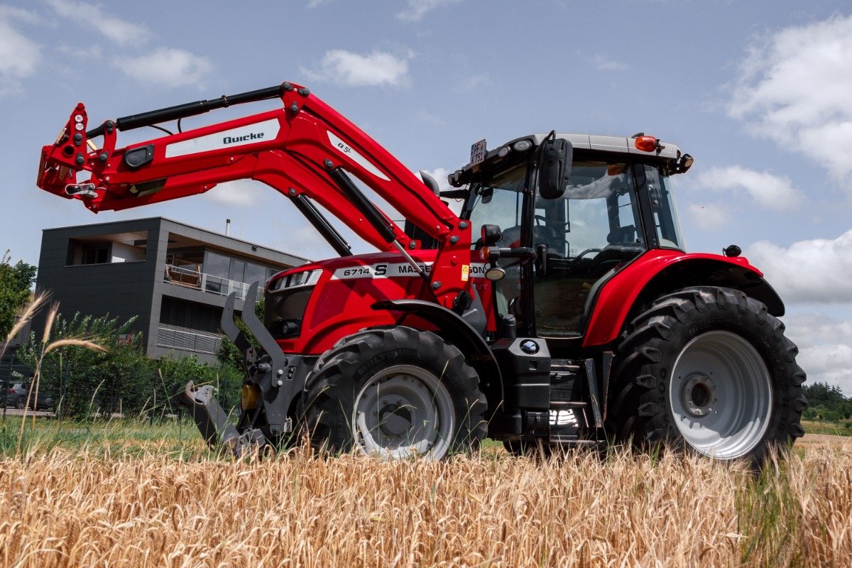 Traktor tipa Massey Ferguson 6714 S VT Druckluft, Frontlader 40/50 km/H, Gebrauchtmaschine u Schutterzell (Slika 8)