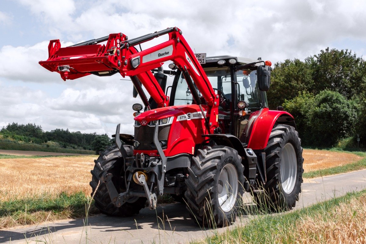 Traktor tipa Massey Ferguson 6714 S VT Druckluft, Frontlader 40/50 km/H, Gebrauchtmaschine u Schutterzell (Slika 9)