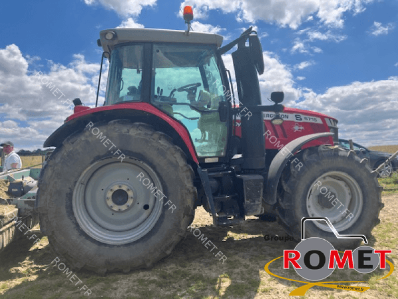 Traktor tipa Massey Ferguson 6715 S D6 EF MR, Gebrauchtmaschine u Gennes sur glaize (Slika 5)