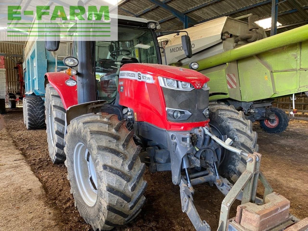 Traktor typu Massey Ferguson 6715 s dyna 6 exclusive . destockage Exclusive, Gebrauchtmaschine v Ytrac (Obrázok 2)