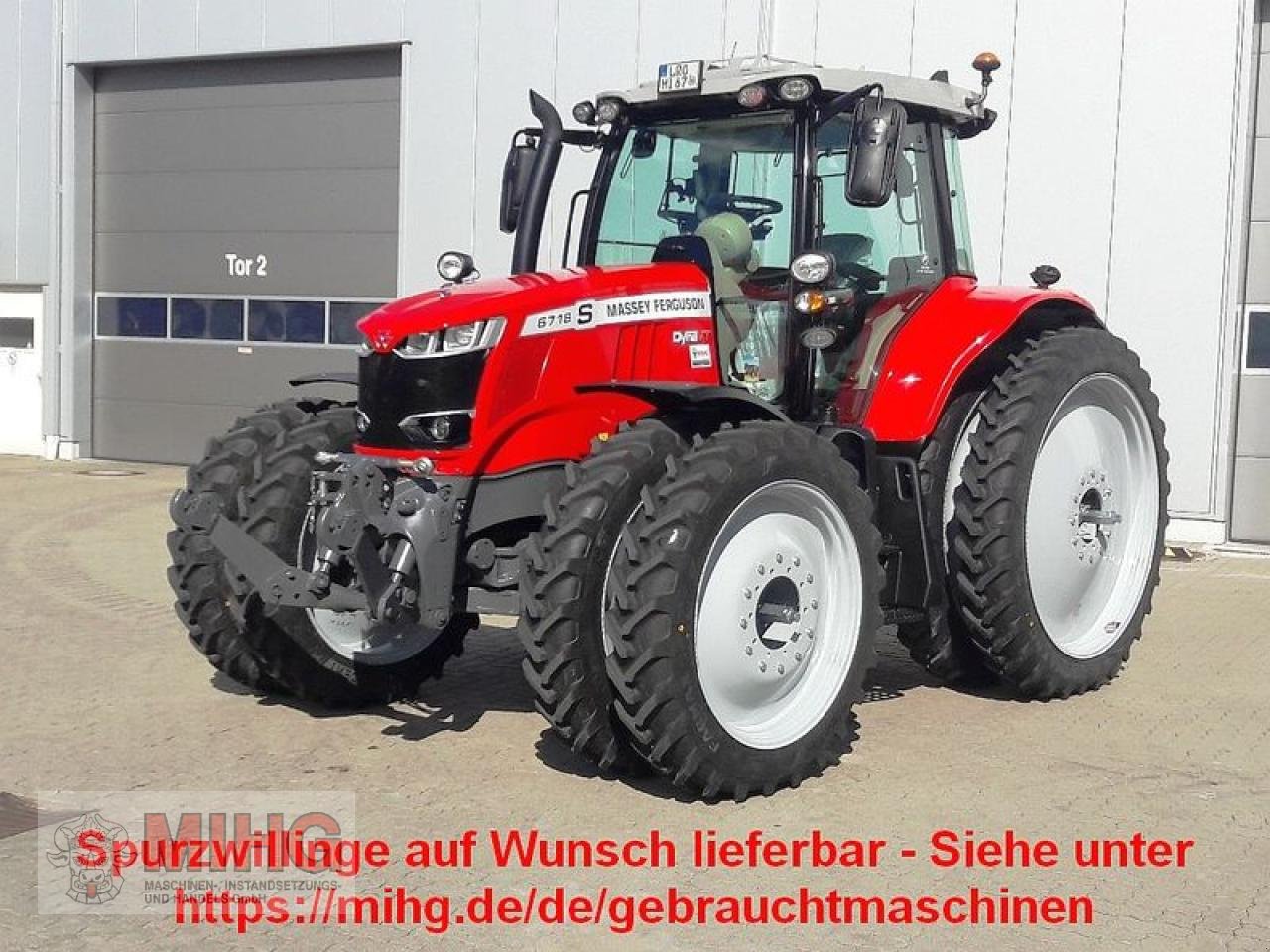 Traktor del tipo Massey Ferguson 6718 DYNA VT MIT FRONTLADER, Gebrauchtmaschine en Dummerstorf OT Petschow (Imagen 1)