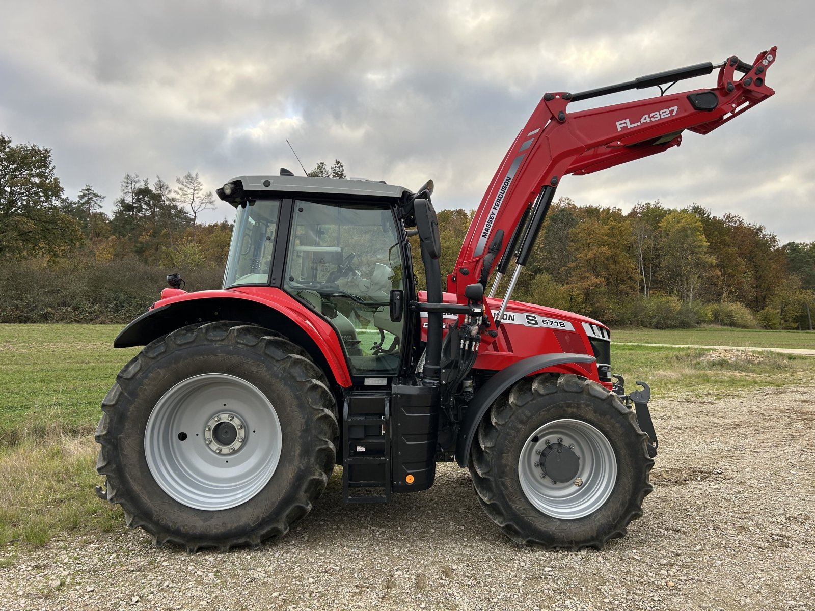 Traktor du type Massey Ferguson 6718 S, Gebrauchtmaschine en Altendorf (Photo 7)