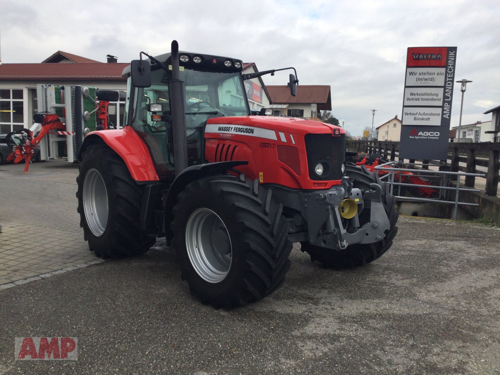 Traktor des Typs Massey Ferguson 7480, Gebrauchtmaschine in Teising (Bild 2)